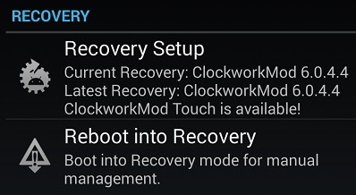 ClockworkMod Recovery