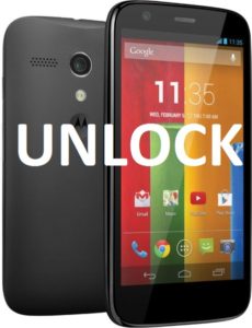 Unlock Moto G Mobile Phone