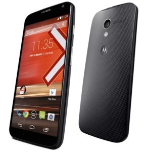  Motorola Moto X Black 16GB - Front and Back