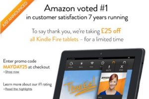 £25 off on all Kindle Fire tablet order