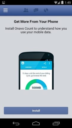 Facebook 6.0.0.28.28 - Install Onavo Count