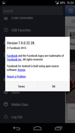 Facebook 7.0.0.22.28 App for Android