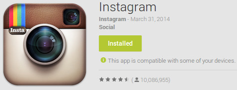 Instagram App v5.1.3 Updated on 31 March 2014