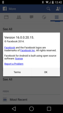 Facebook 16.0.0.20.15 for Android