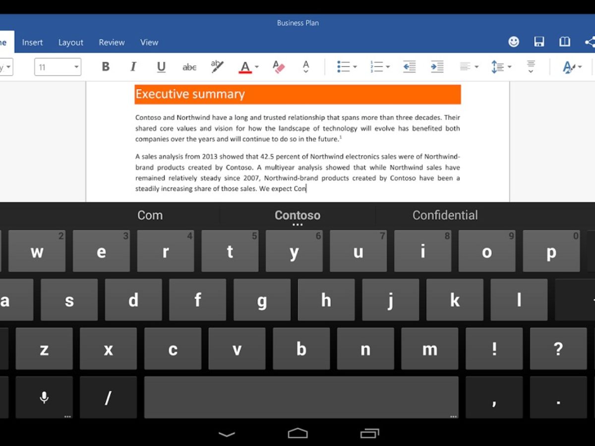 Установить ворд на андроид. Word Android. Word на планшете. Ворд для андроид. Microsoft Word Android.