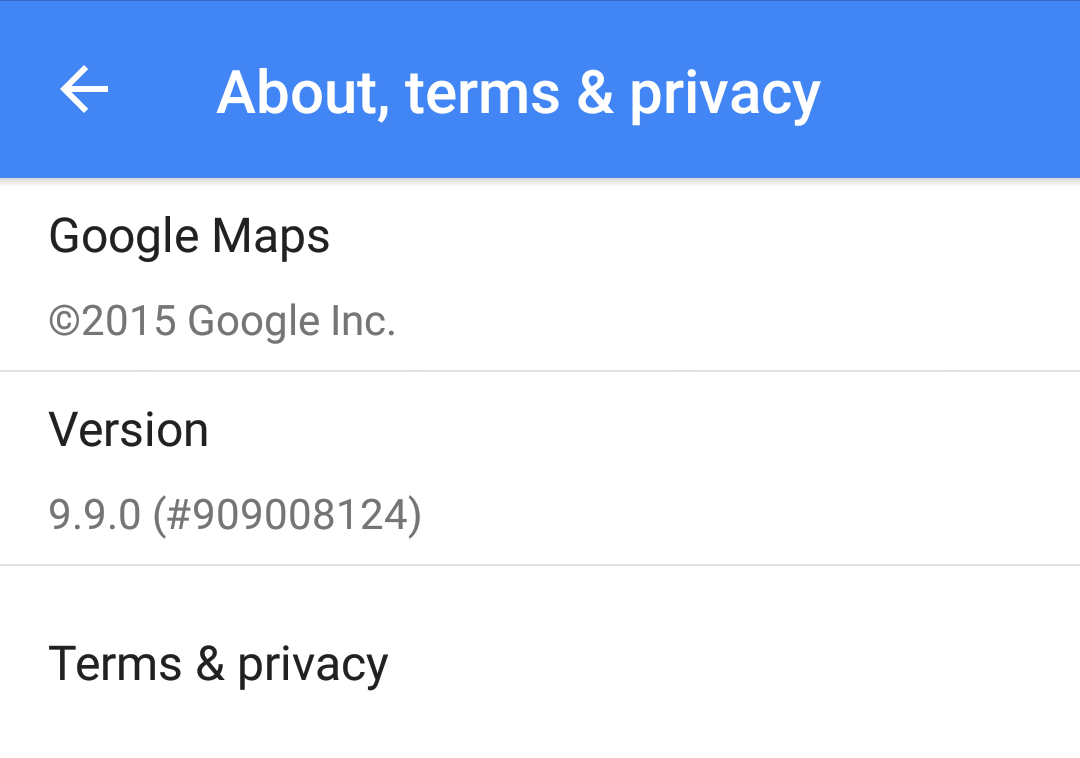 old google maps apk