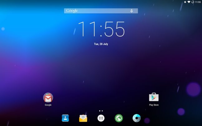Galaxy Tab Pro 12.2 Android 5.0.2 Lollipop Home Screen