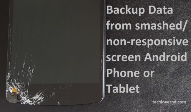 Smashed and non-responsive screen Nexus 5