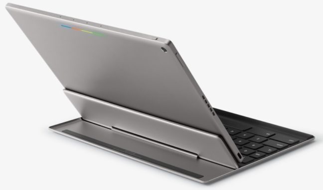 Google Pixel C with Keyboard from the back