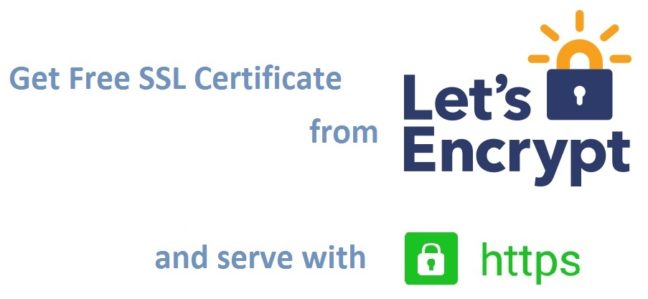 Free SSL Certificate from Lets Encrypt CA