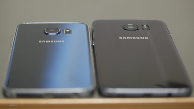 Samsung Galaxy S7 Edge and Galaxy S6 Edge Back